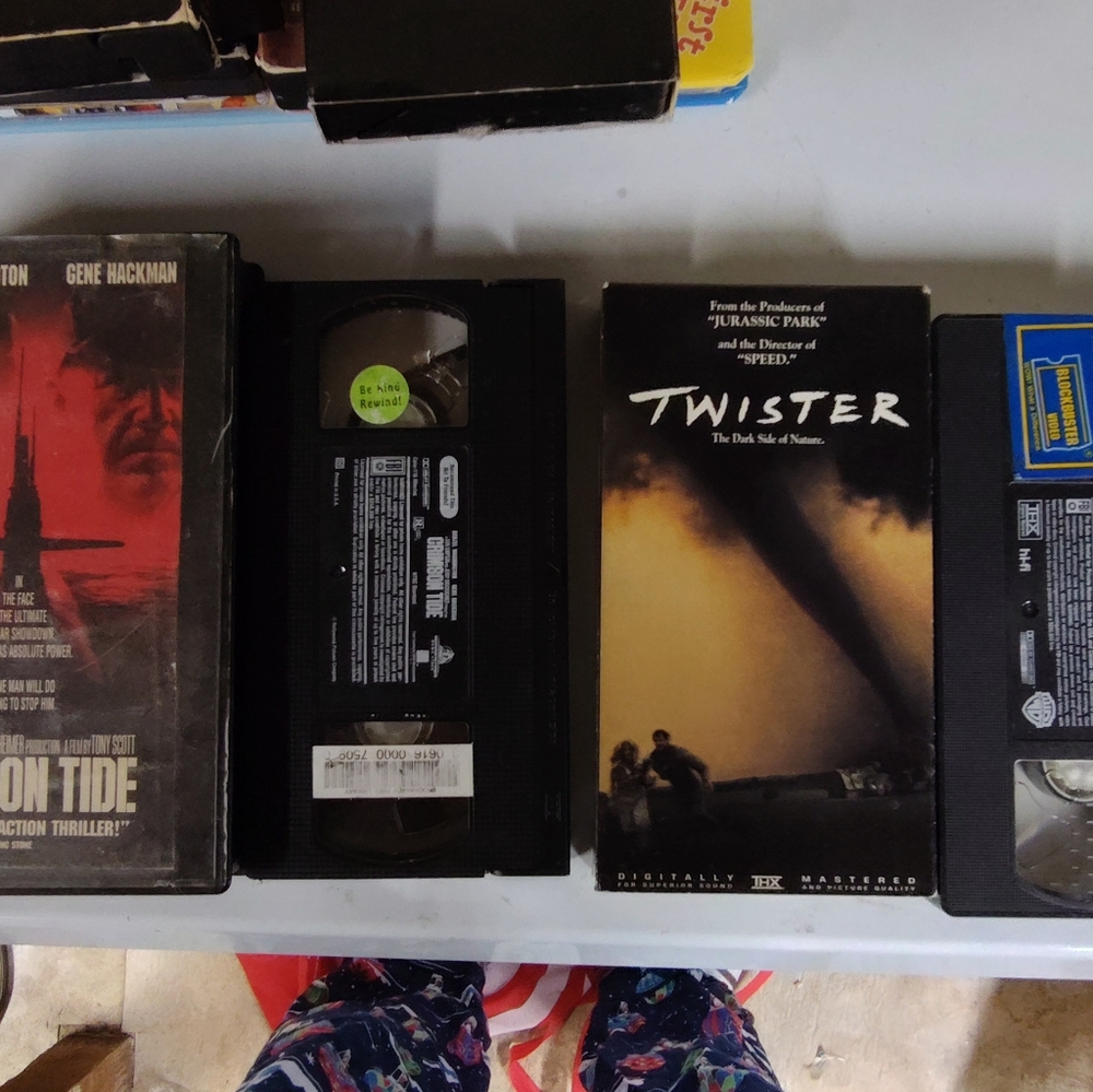 VHS tapes. Mint condition